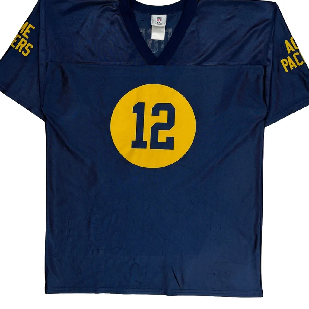 Acme Packers Nfl Football Jersey - Large Blue Polyester - Image 5