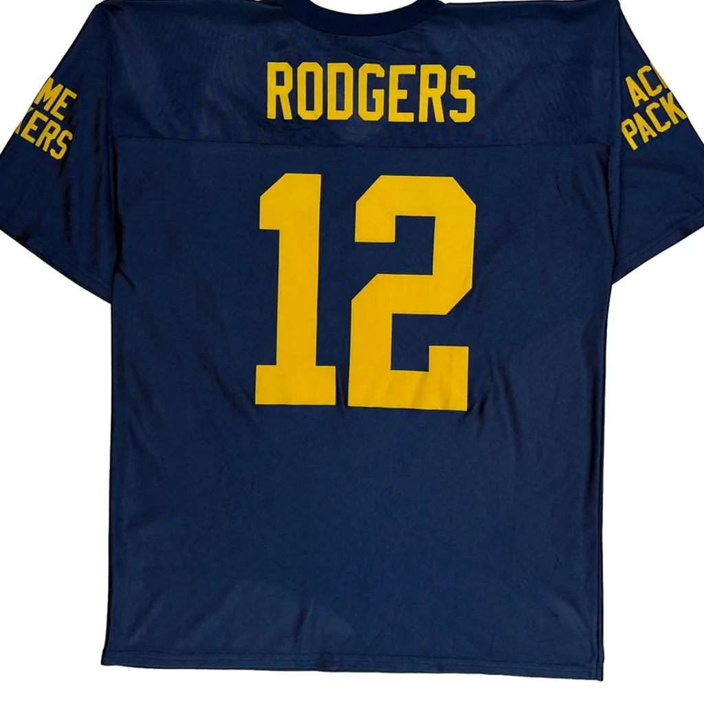 Acme Packers Nfl Football Jersey - Large Blue Polyester - Image 7