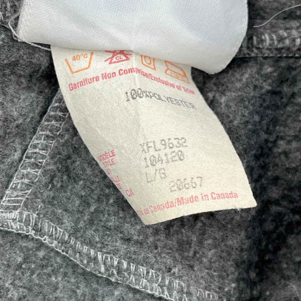 Adidas 1/4 Zip - Large Gray Polyester - Image 4
