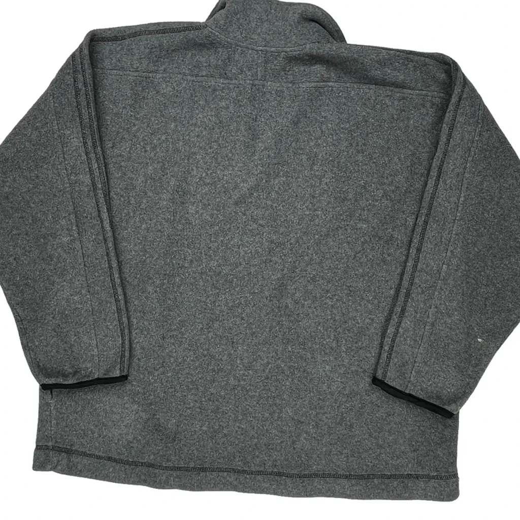 Adidas 1/4 Zip - Large Gray Polyester - Image 7