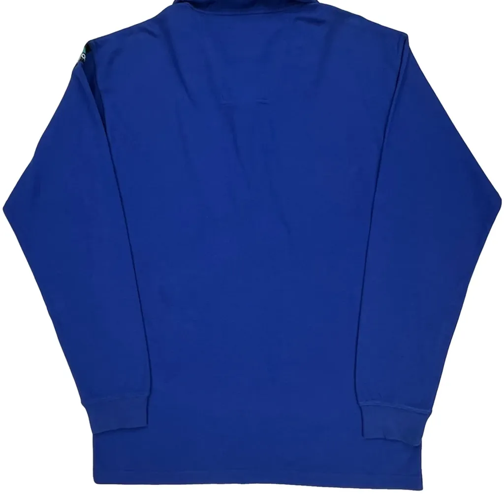 Adidas Equipment 1/4 Zip - XL Blue Cotton - Image 7