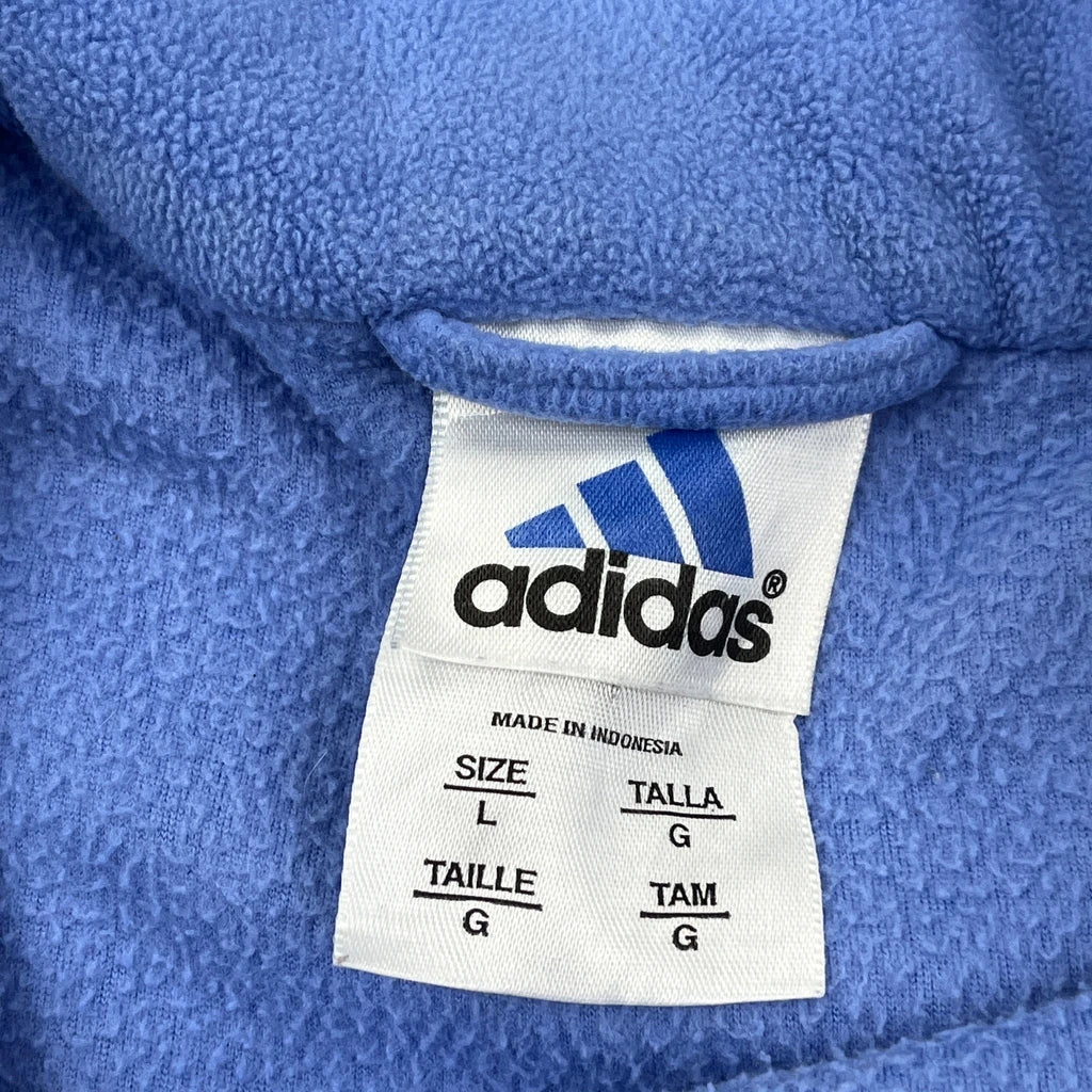 Adidas Fleece Vest - Large Blue Polyester - Image 3