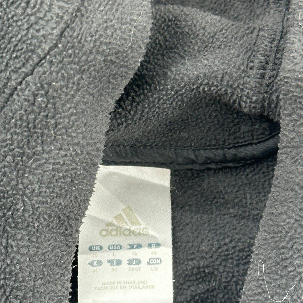 Adidas Fleece - Medium Black Polyester - Image 3