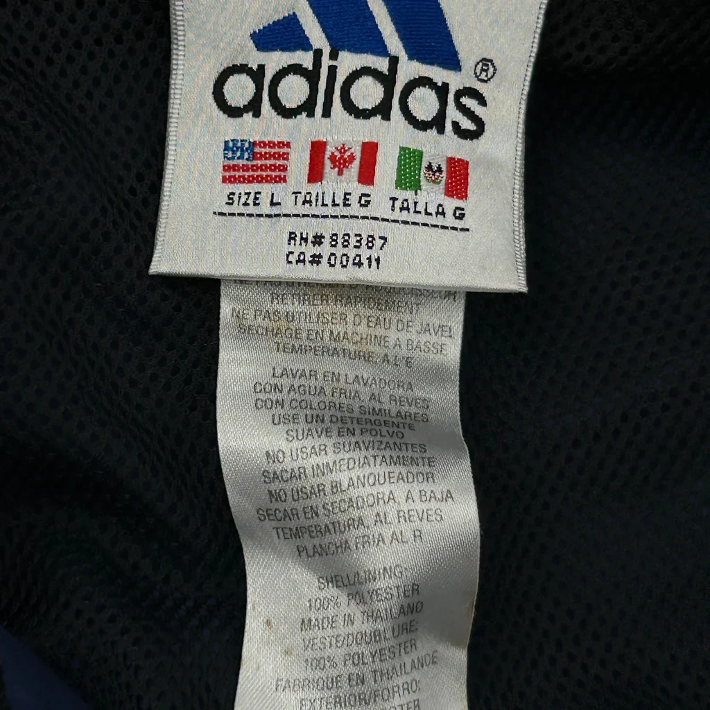 Adidas Gilet - Large Blue Polyester - Image 3