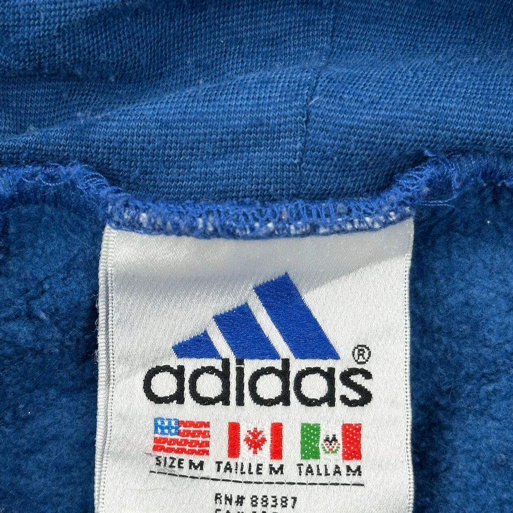 Adidas Hoodie - Medium Blue Cotton - Image 3