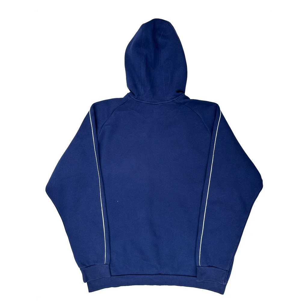 Adidas Hoodie - XL Blue Cotton - Image 2