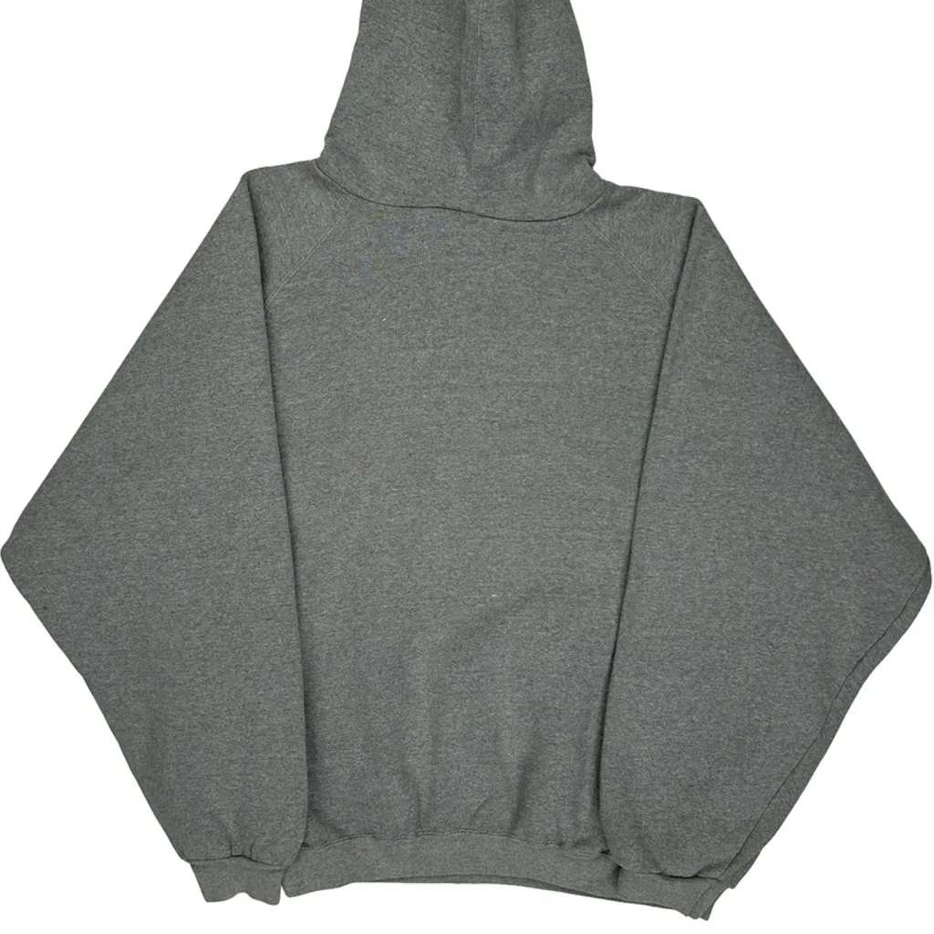 Adidas Boxy Hoodie - XL Grey Cotton - Image 7