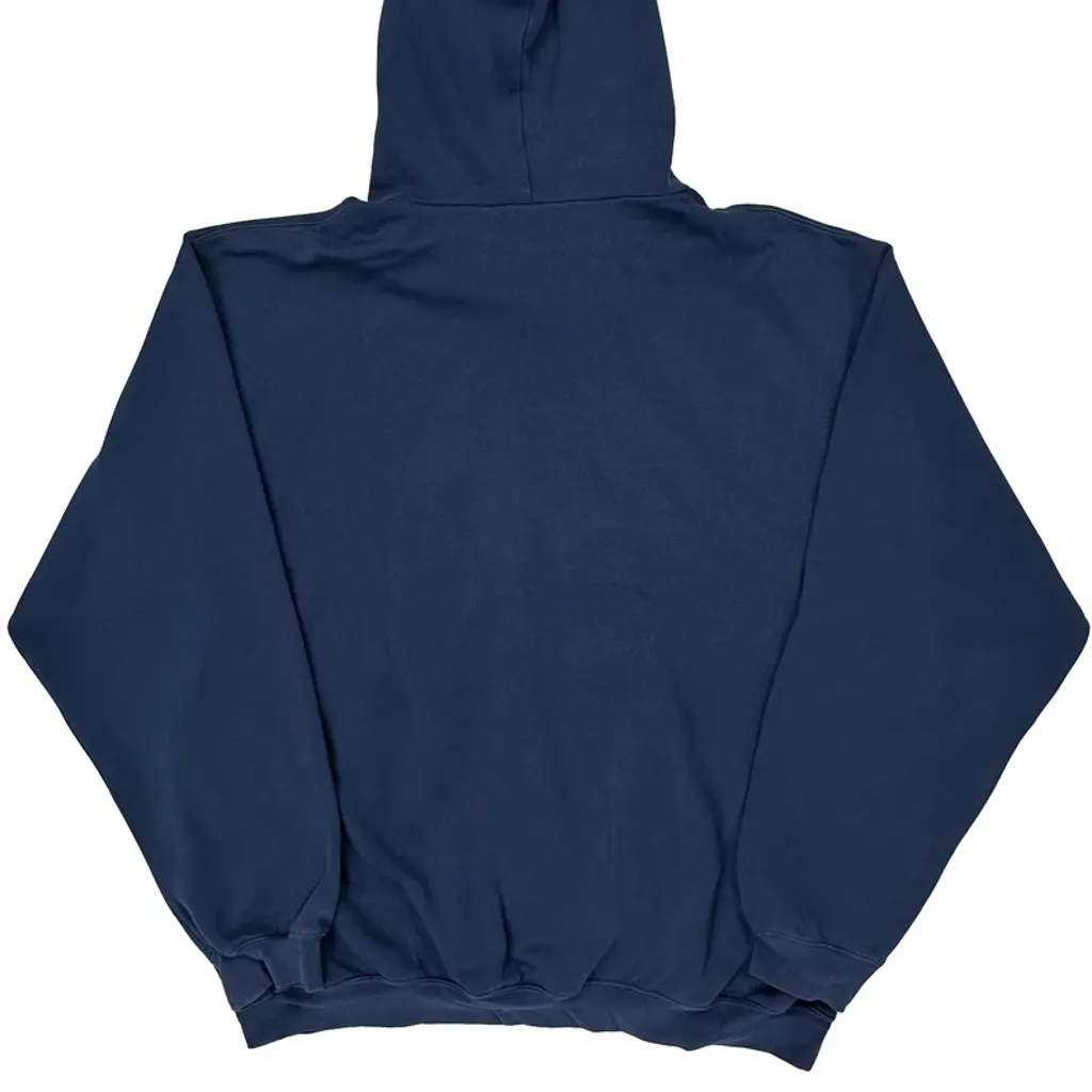 Adidas Hoodie - Large Navy Cotton - Image 7