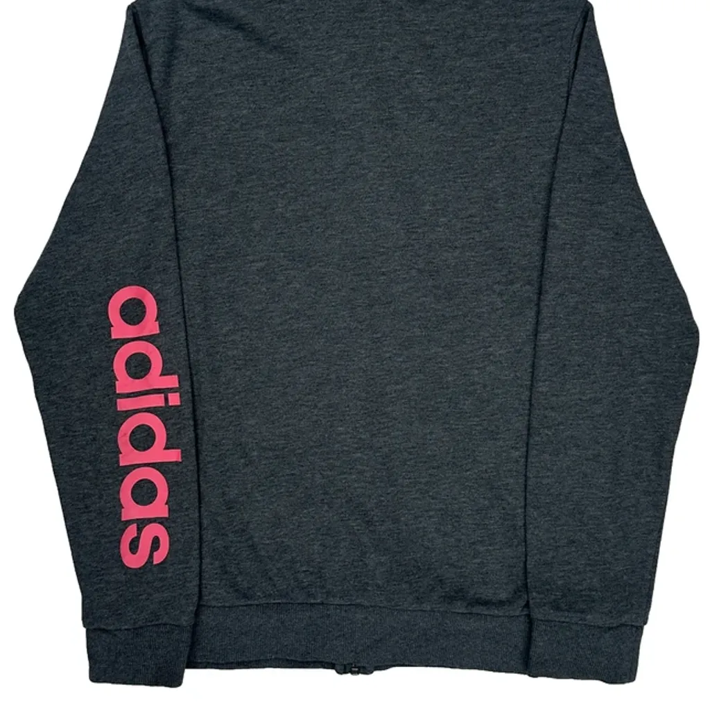 Adidas Hoodie - Medium Grey Cotton Blend - Image 6