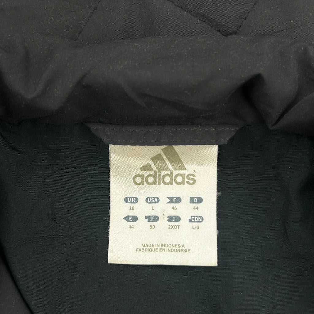 Adidas Jacket - Large Black Polyester - Image 3