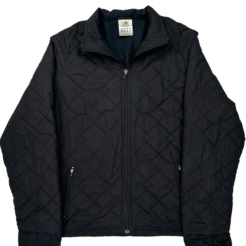 Adidas Jacket - Large Black Polyester - Image 5