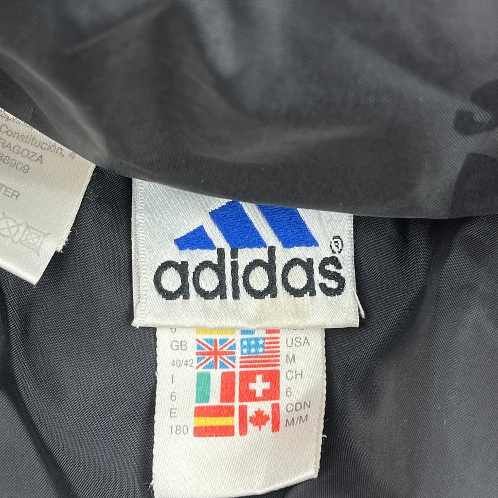 Adidas Spellout Jacket - Medium Black Polyester - Image 3
