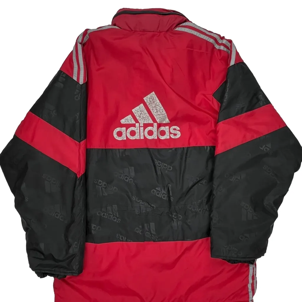 Adidas Spellout Jacket - Medium Black Polyester - Image 7