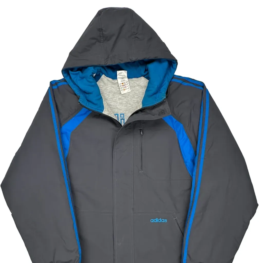 Adidas Jacket - Large Blue Nylon - Image 6