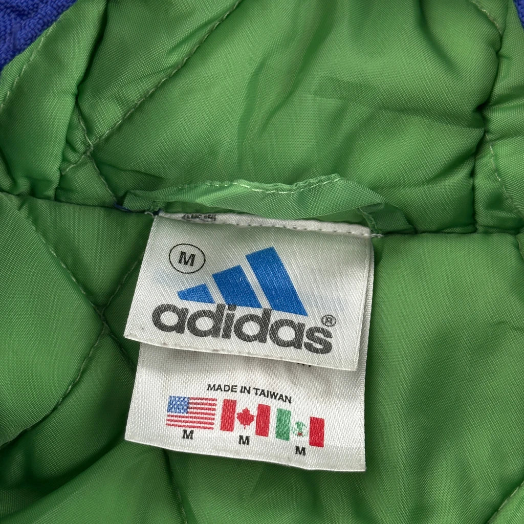 Adidas Striped Jacket - Medium Blue Polyester - Image 3