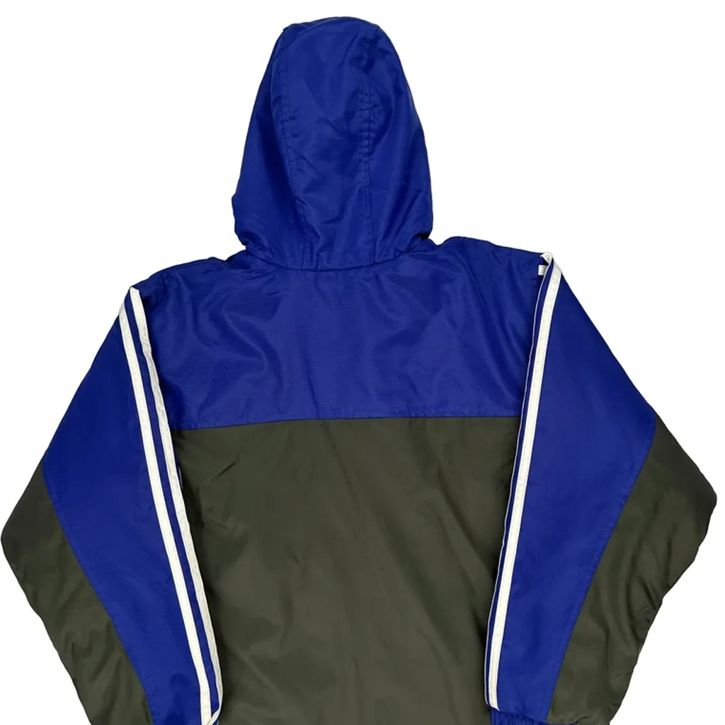 Adidas Striped Jacket - Medium Blue Polyester - Image 8