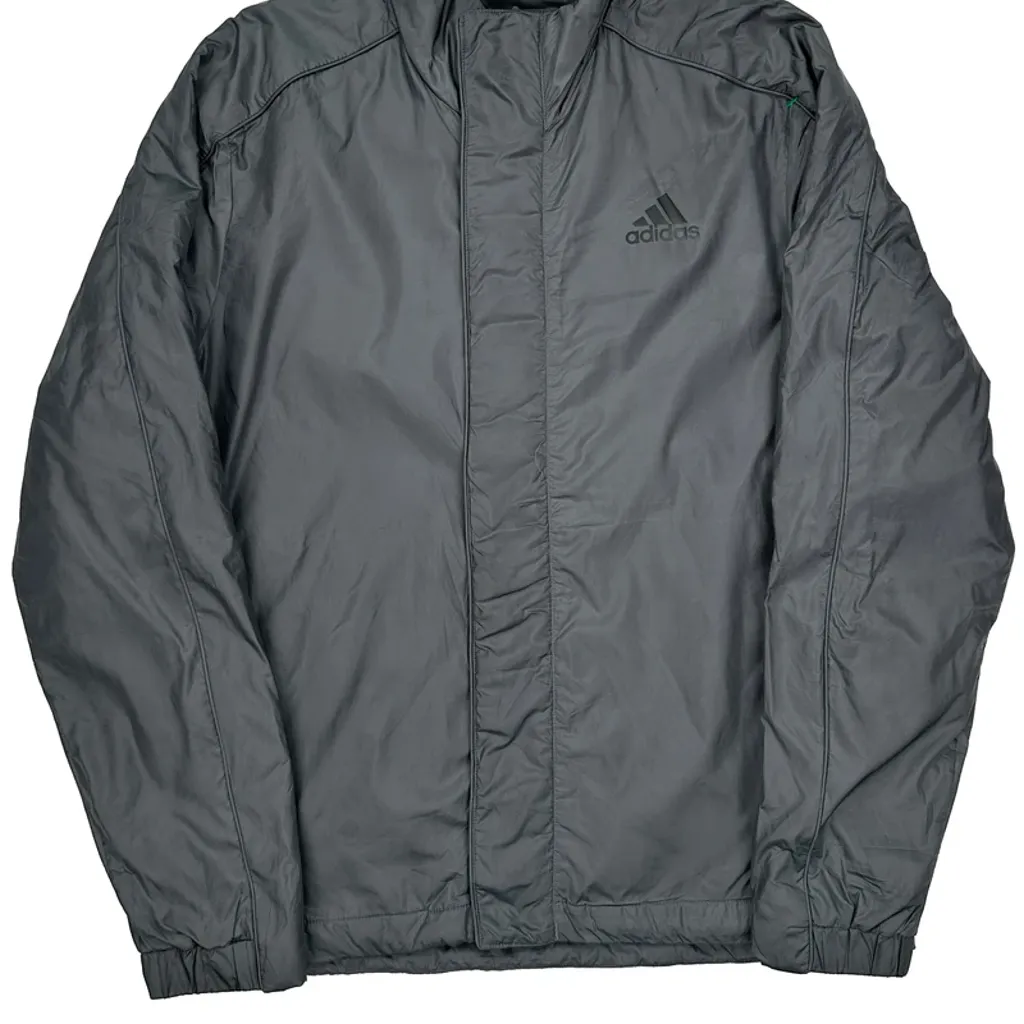 Adidas Jacket - Medium Gray Polyester - Image 4