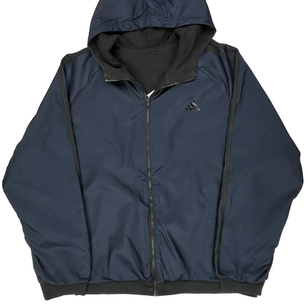 Adidas Jacket - 2XL Navy Polyester - Image 4