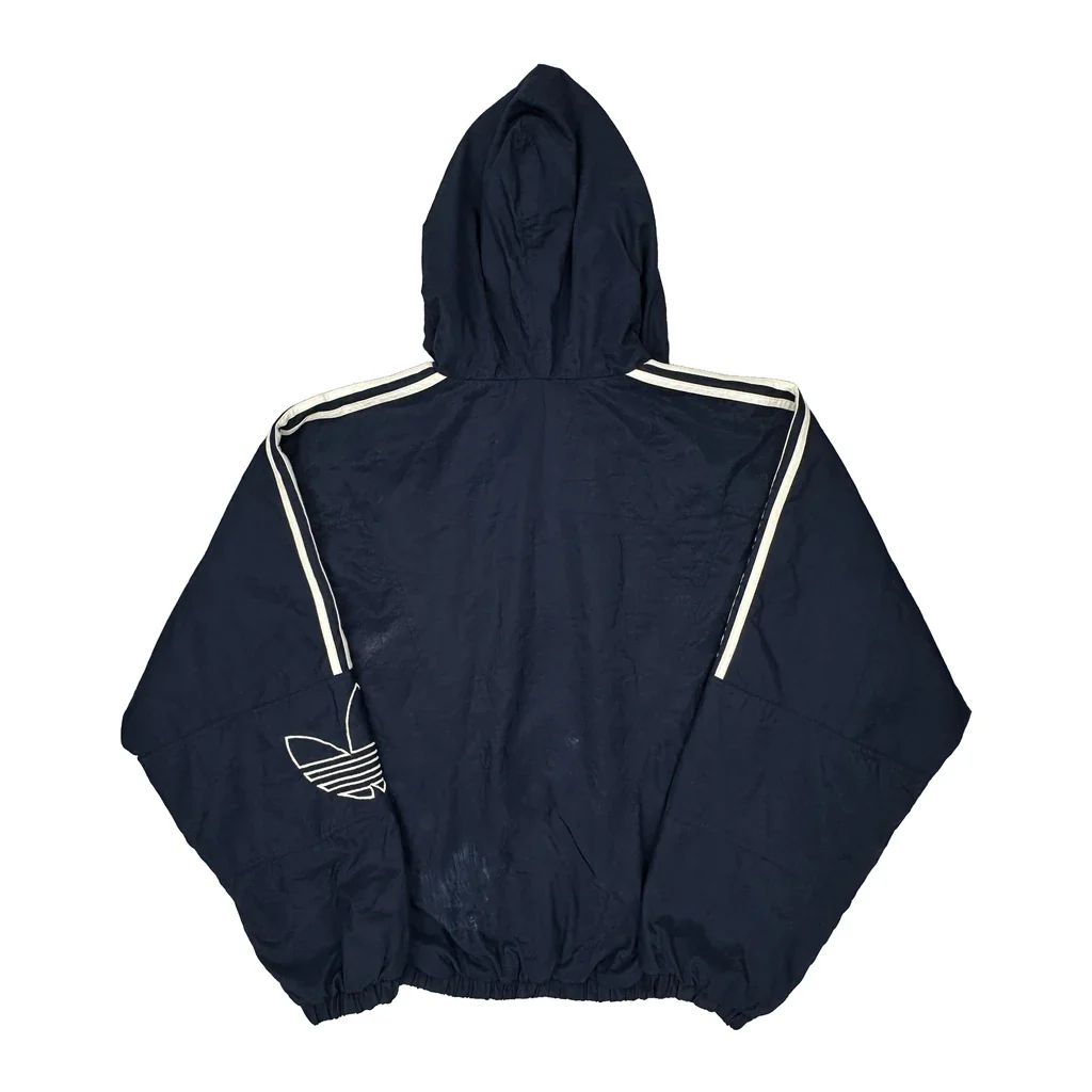 Adidas Jacket - 2XL Navy Polyester - Image 2