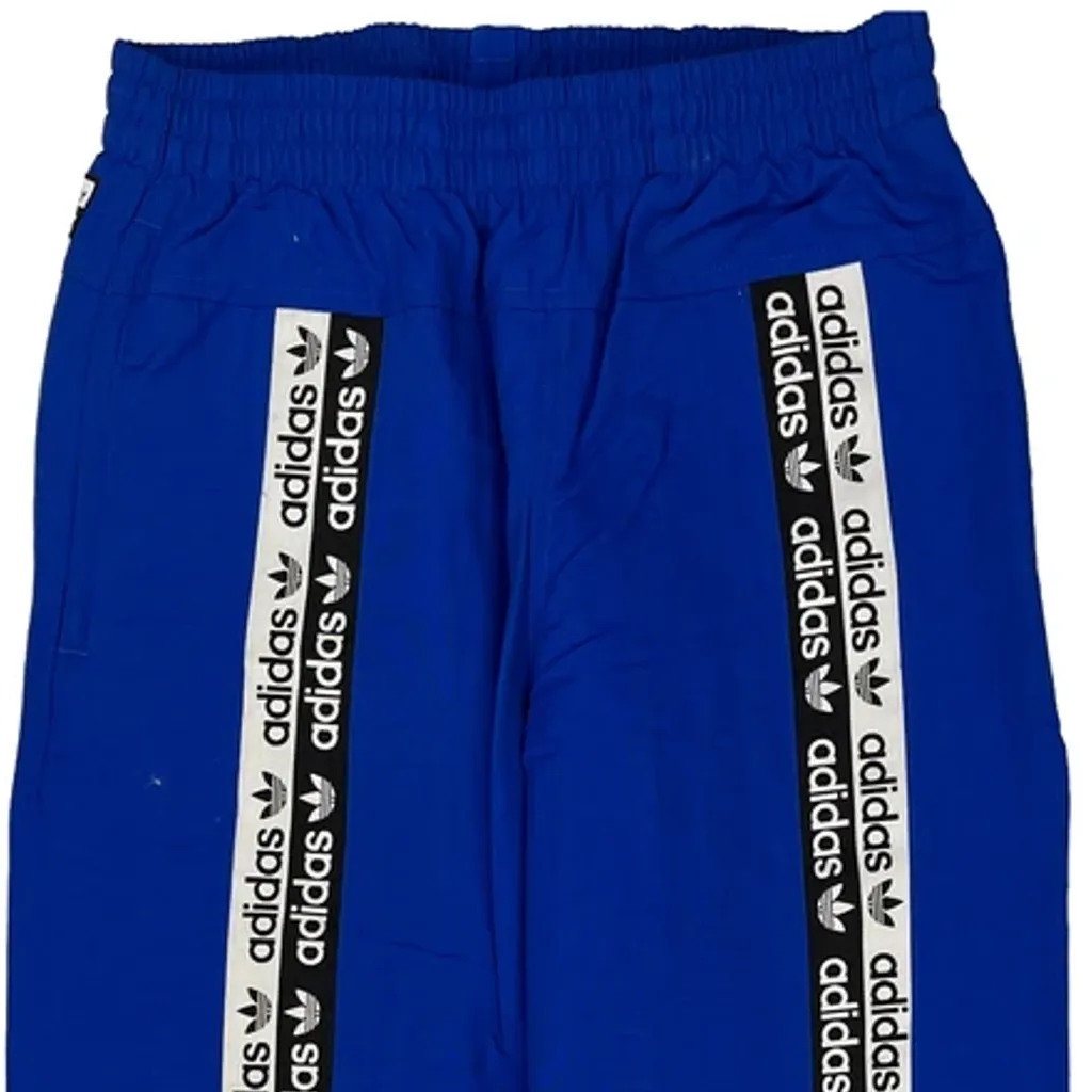 Adidas Striped Joggers - Small Blue Polyester - Image 6