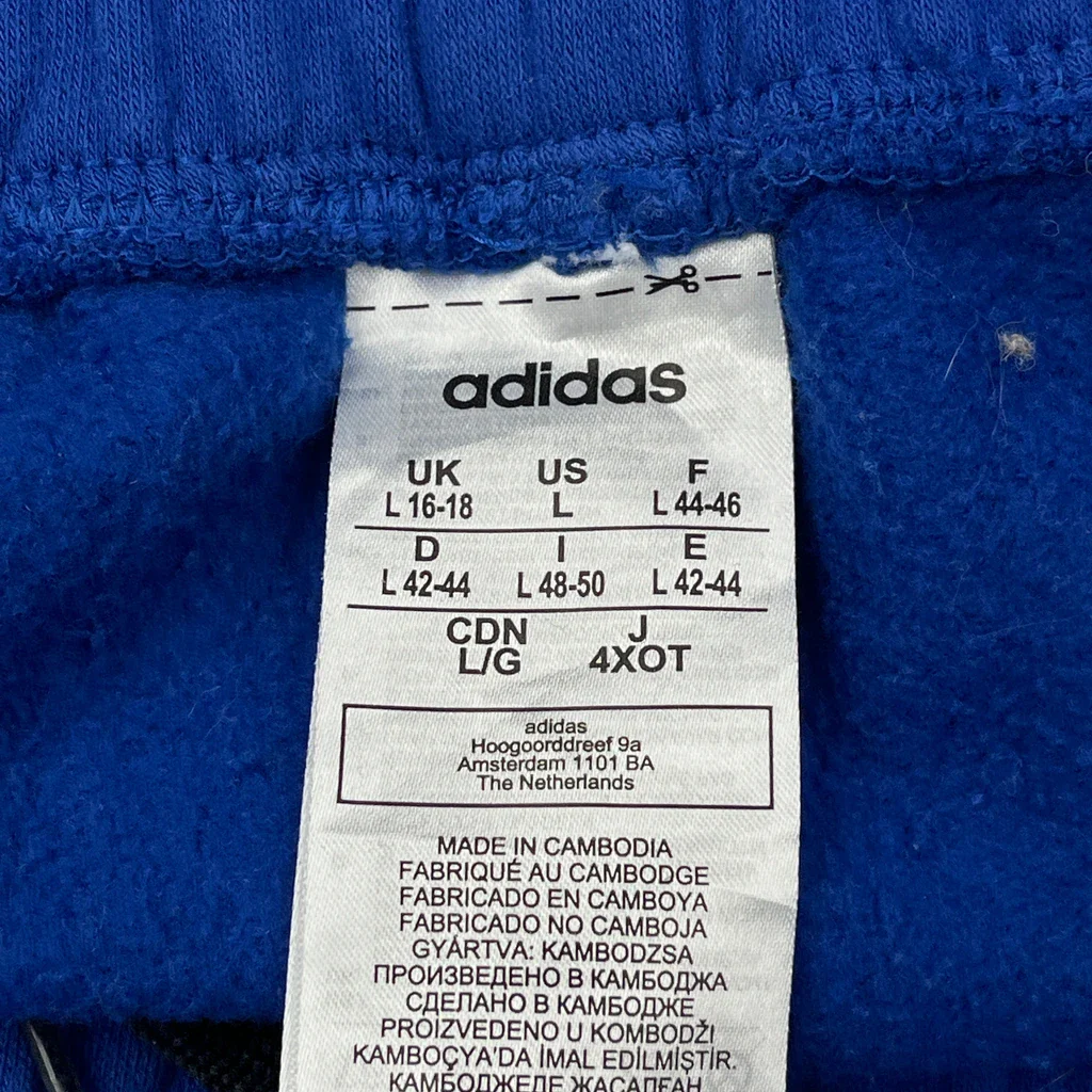 Adidas Joggers - Large Blue Cotton - Image 3