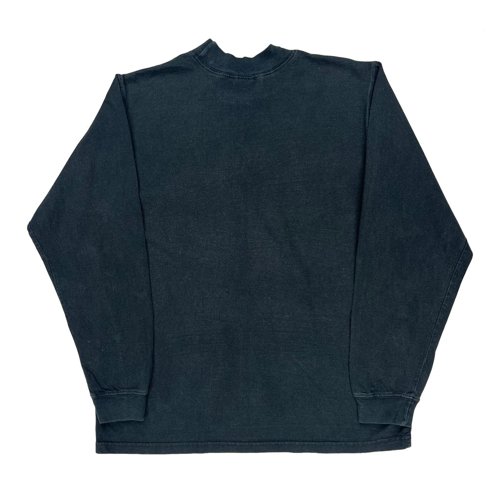 Adidas Long Sleeve T-Shirt - Medium Black Cotton - Image 2