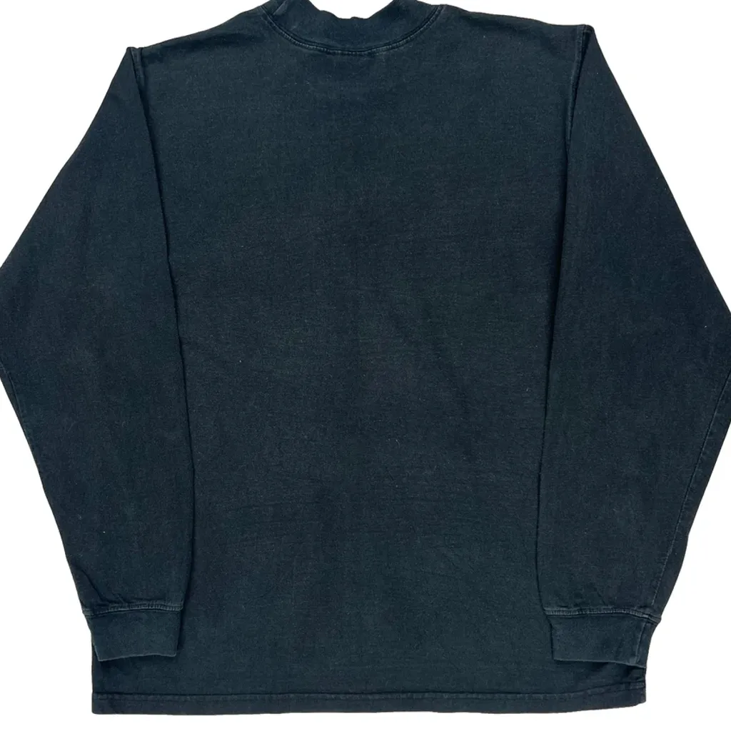 Adidas Long Sleeve T-Shirt - Medium Black Cotton - Image 7