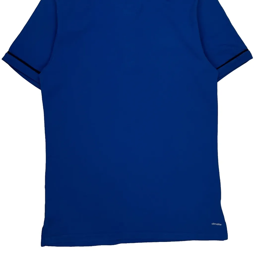 Adidas Polo Shirt - Medium Blue Polyester - Image 6