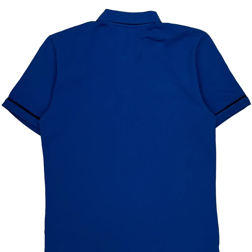 Adidas Polo Shirt - Medium Blue Polyester - Image 7