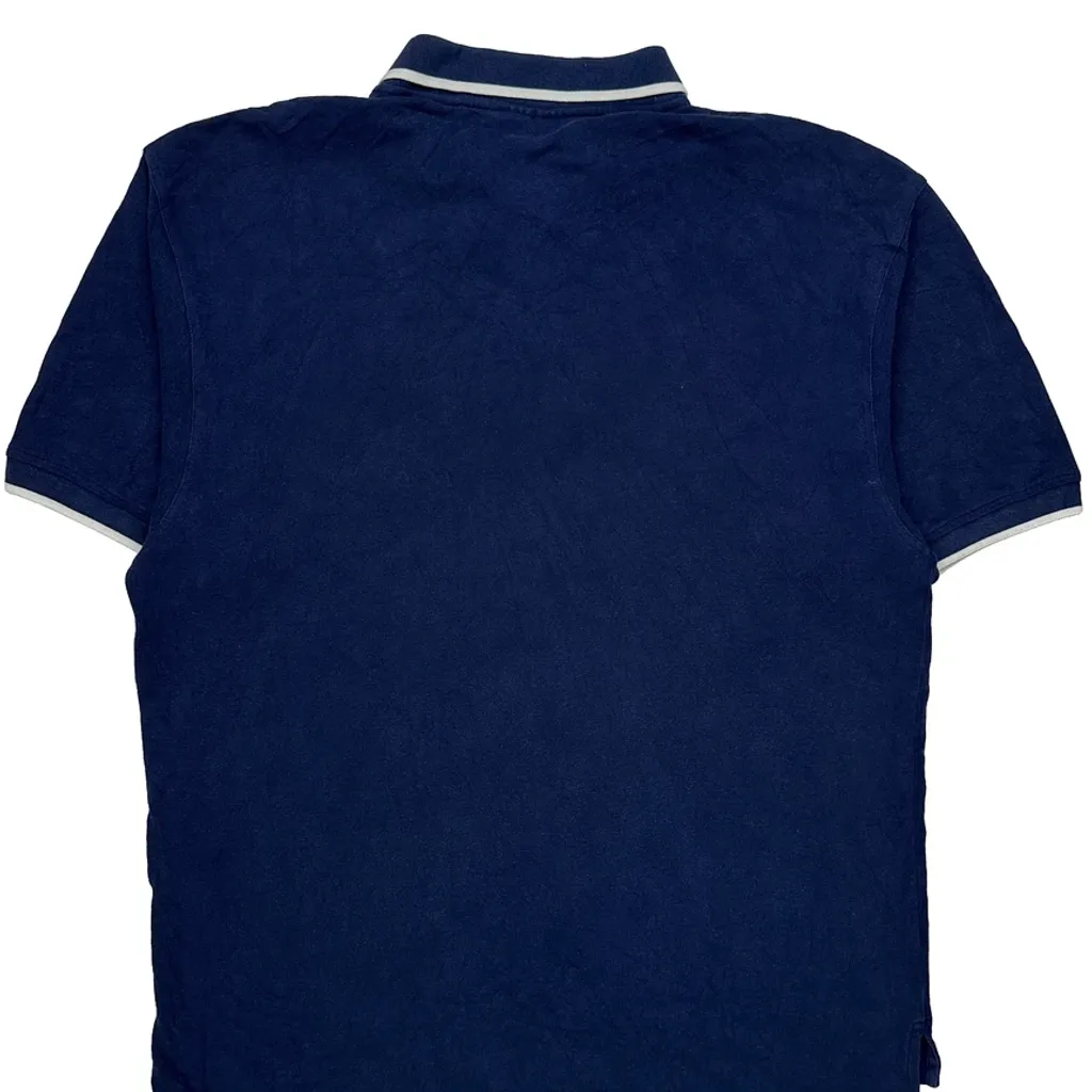 Adidas Polo Shirt - XL Navy Cotton - Image 7