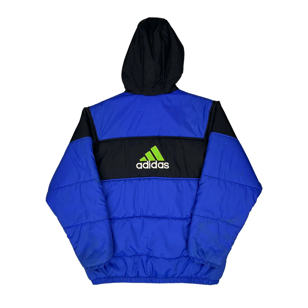 Adidas Puffer - XL Blue Polyester - Image 2