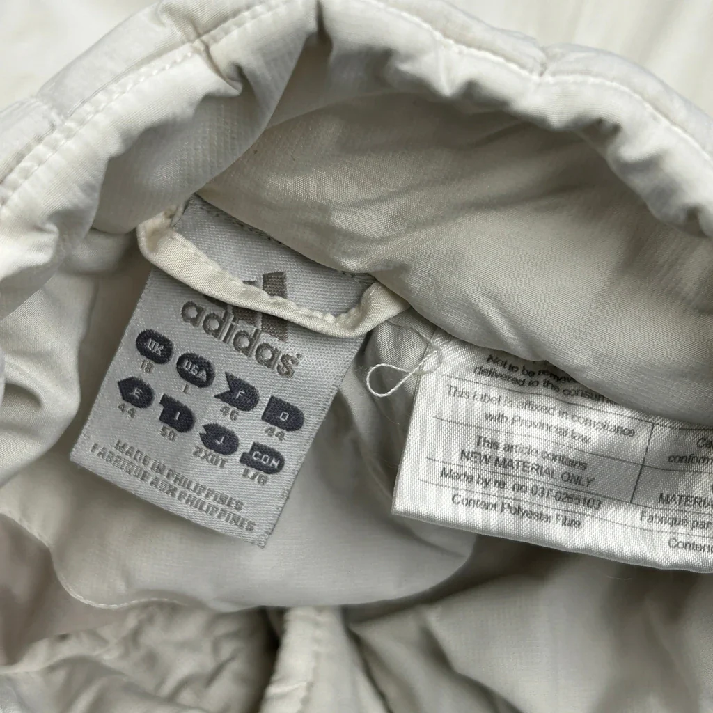 Adidas Puffer - XL Cream Polyester - Image 3