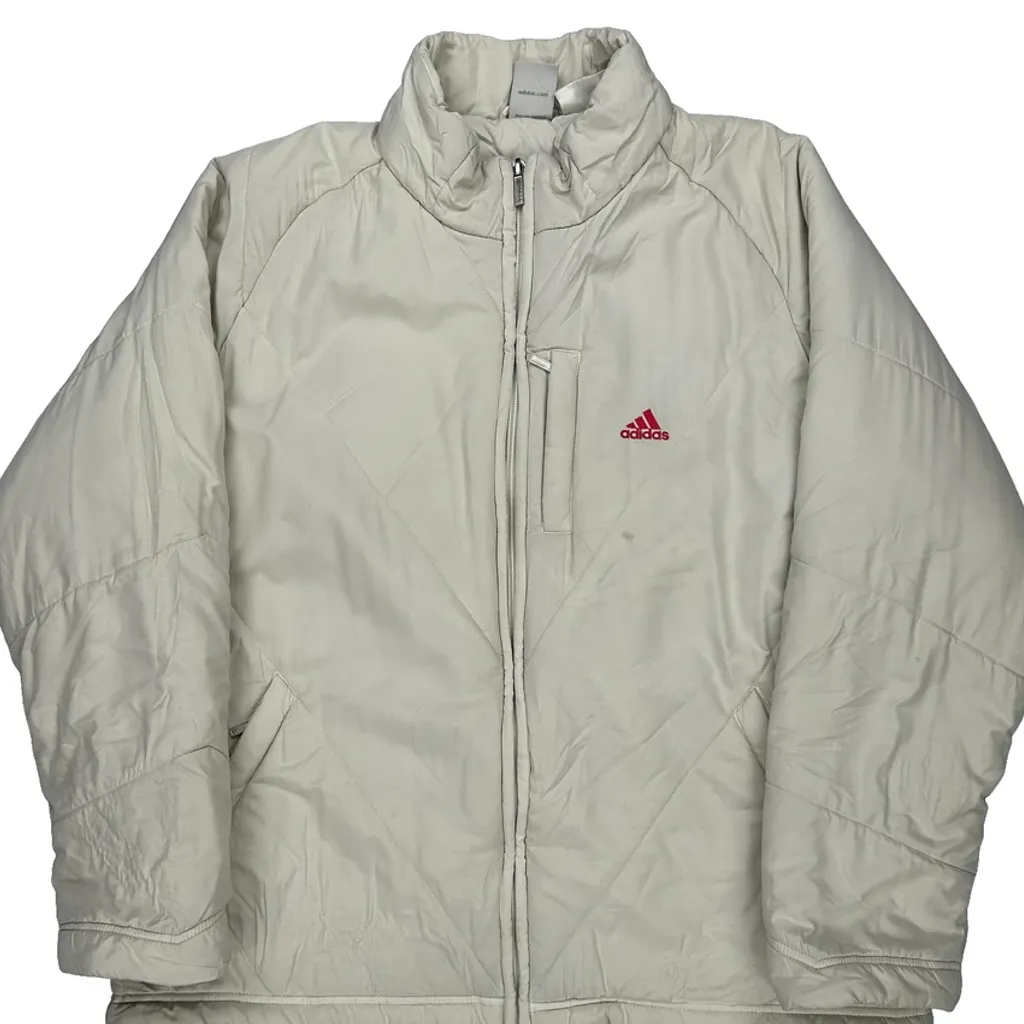 Adidas Puffer - XL Cream Polyester - Image 4