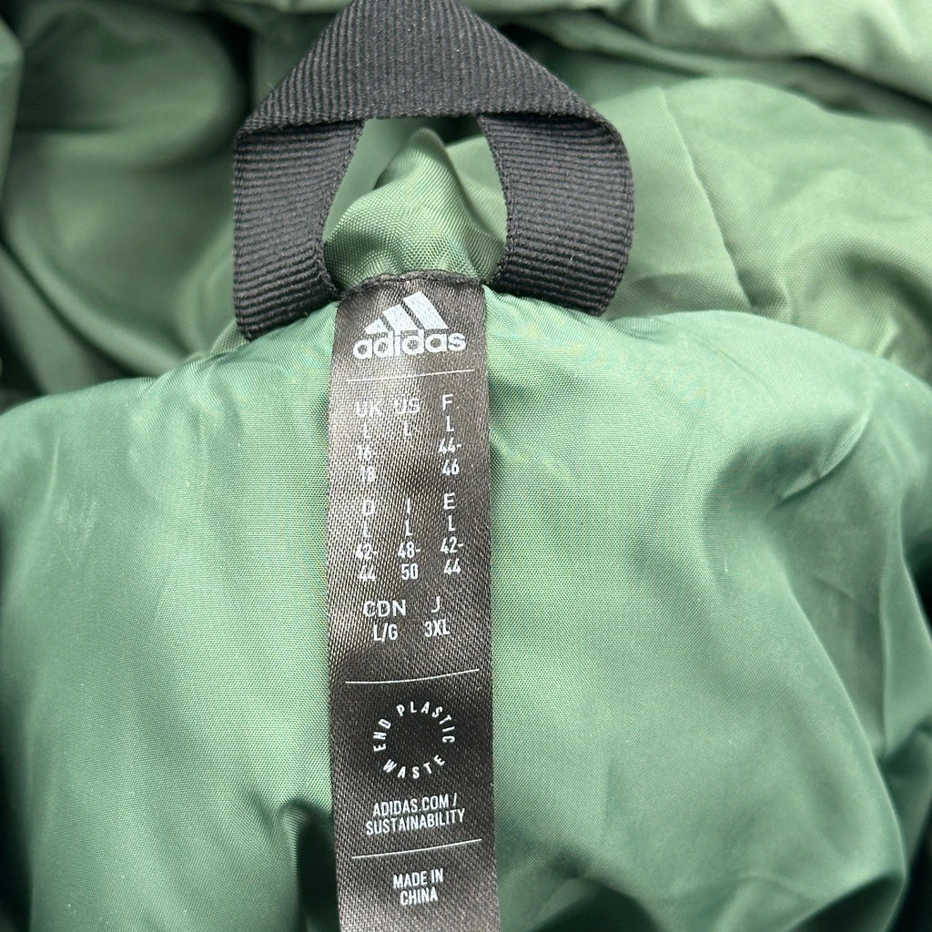 Adidas Puffer - Large Green Polyester - Image 3