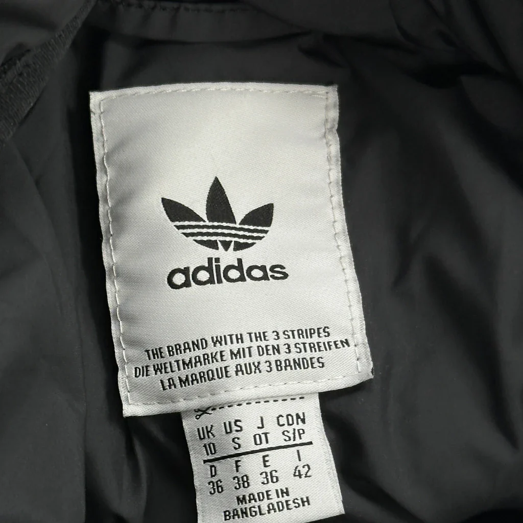 Adidas Puffer - Small Black Polyester - Image 3