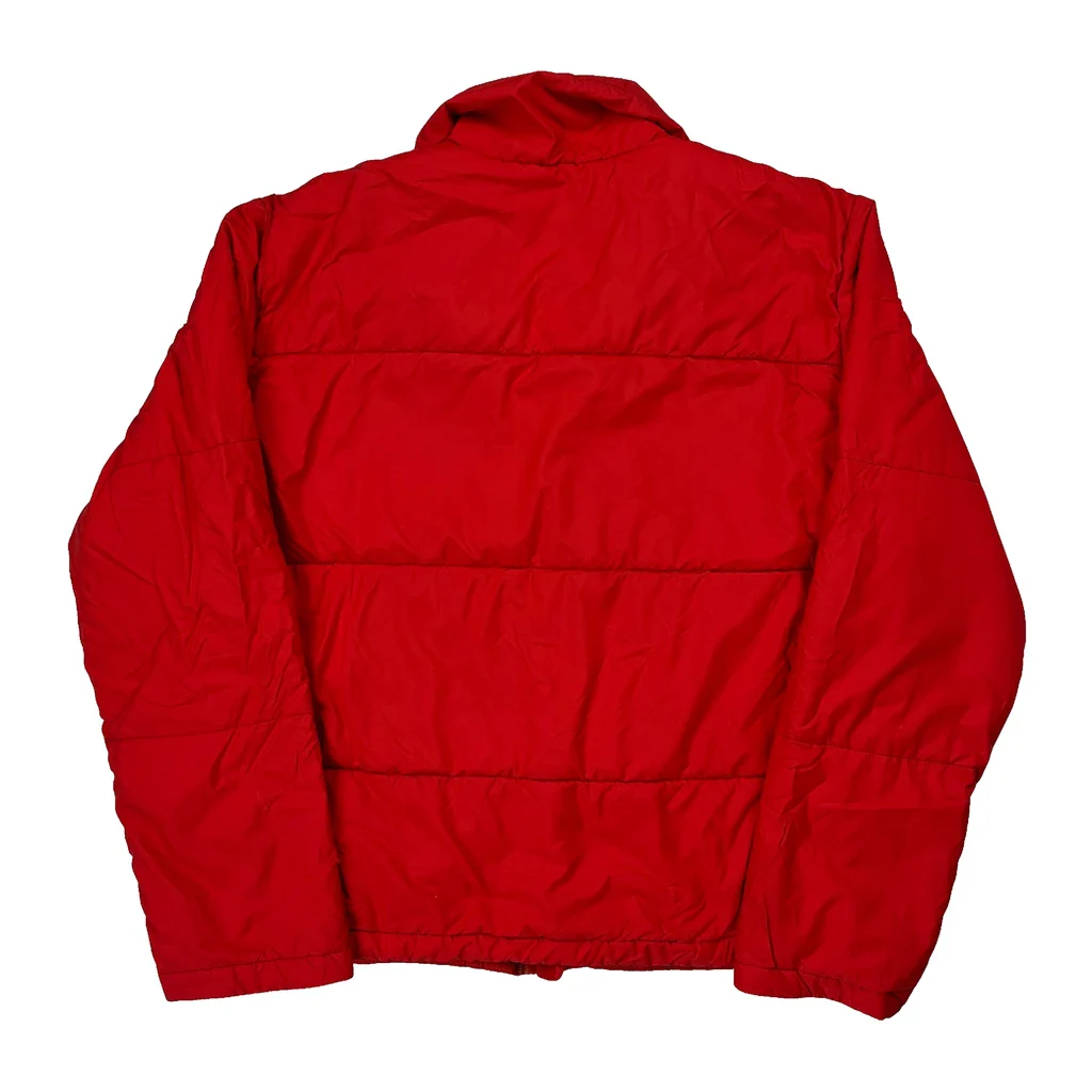 Adidas Puffer - Medium Red Polyester - Image 2