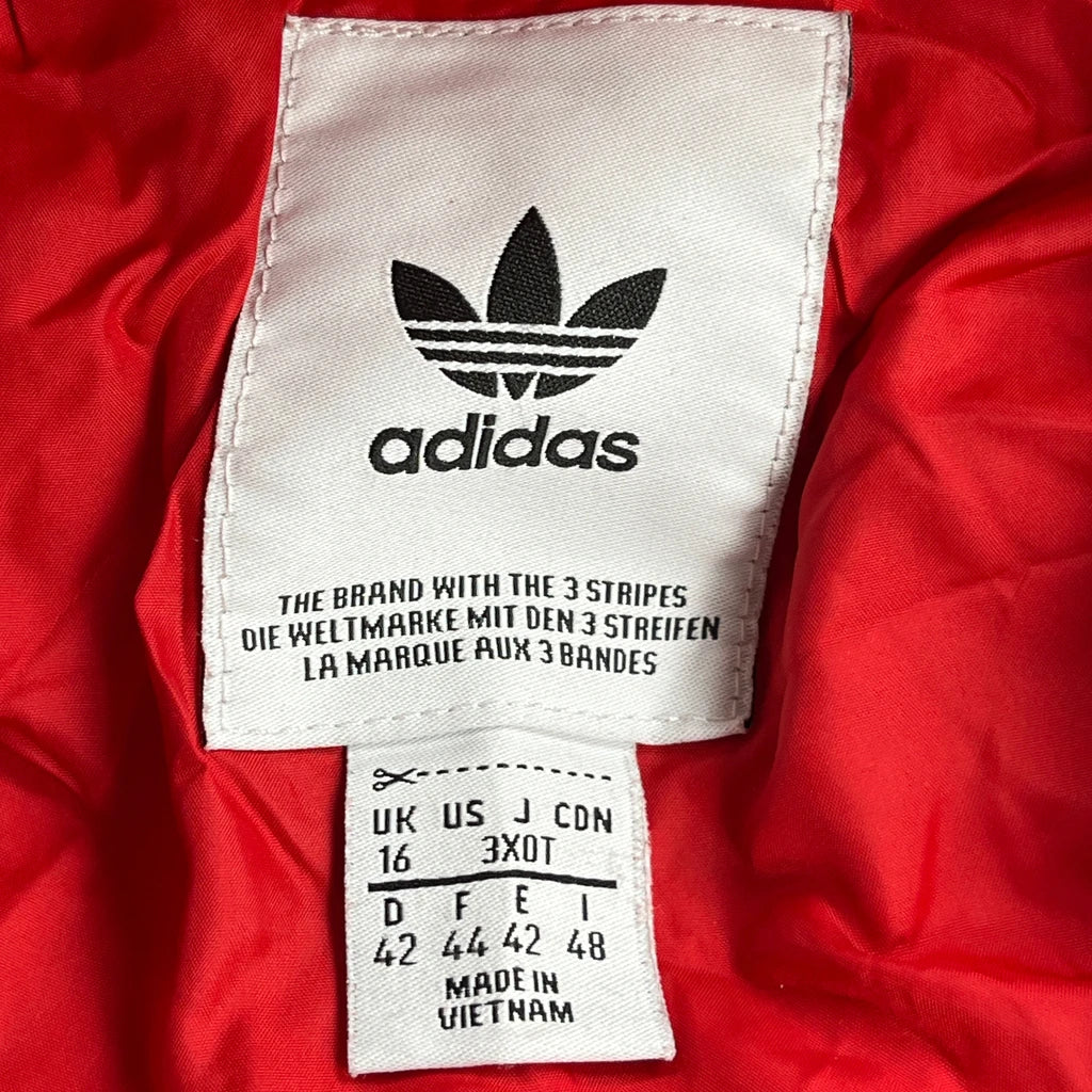 Adidas Puffer - Medium Red Polyester - Image 3