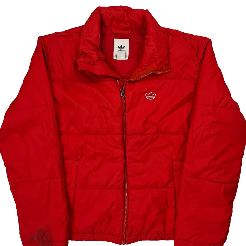 Adidas Puffer - Medium Red Polyester - Image 5