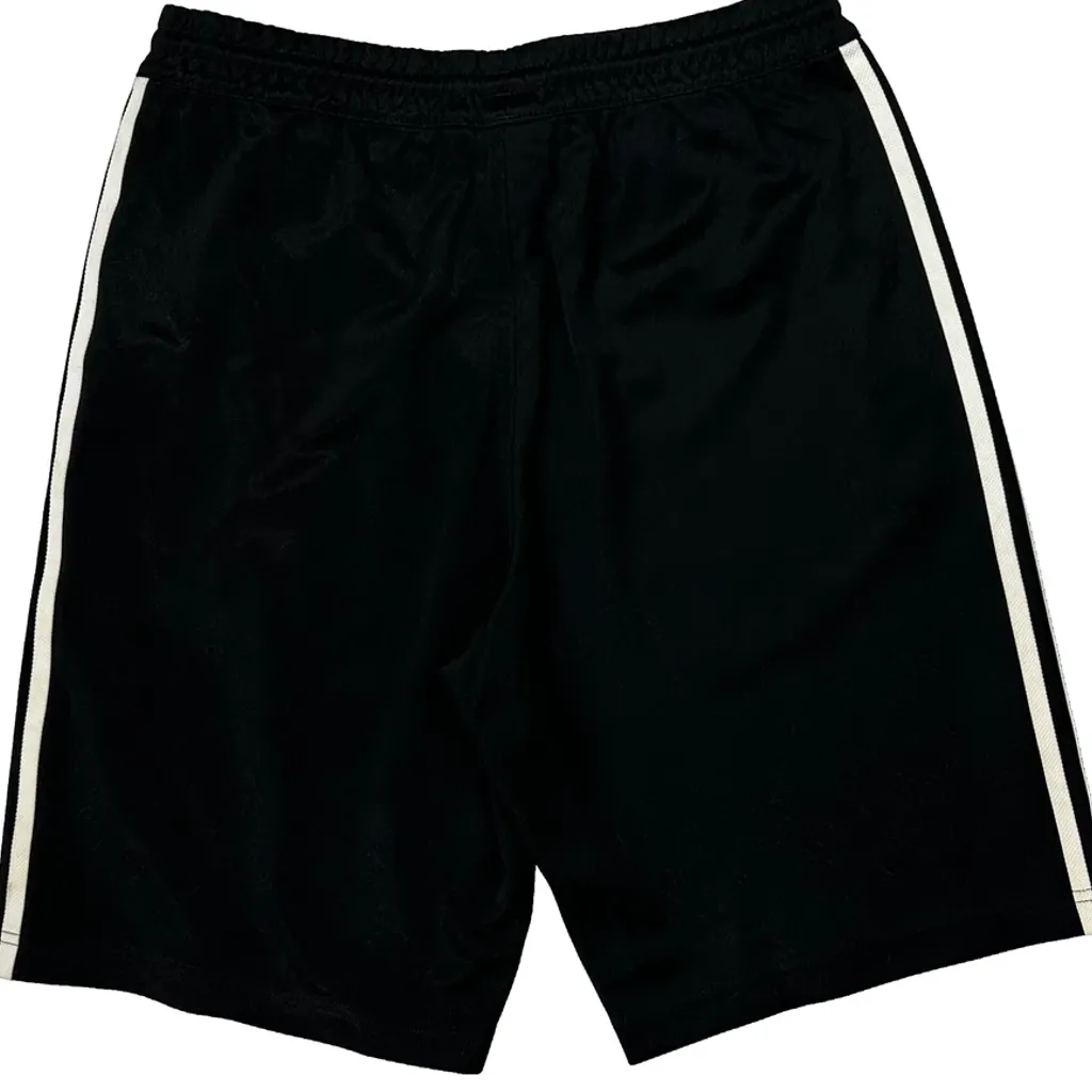 Adidas Striped Sport Shorts - Small Black Polyester - Image 7