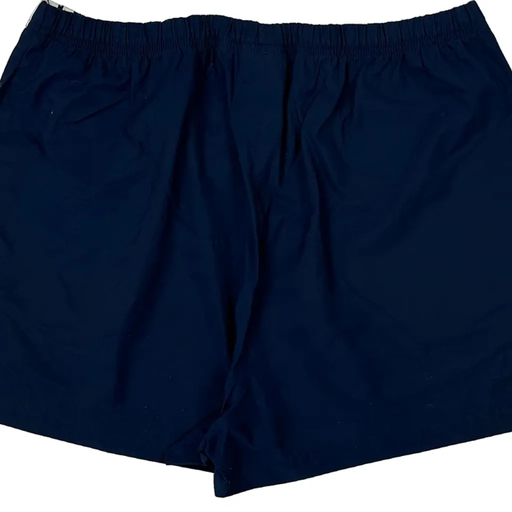 Adidas Striped Sport Shorts - Large Blue Polyester - Image 6