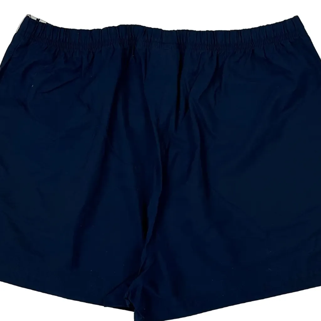 Adidas Striped Sport Shorts - Large Blue Polyester - Image 7