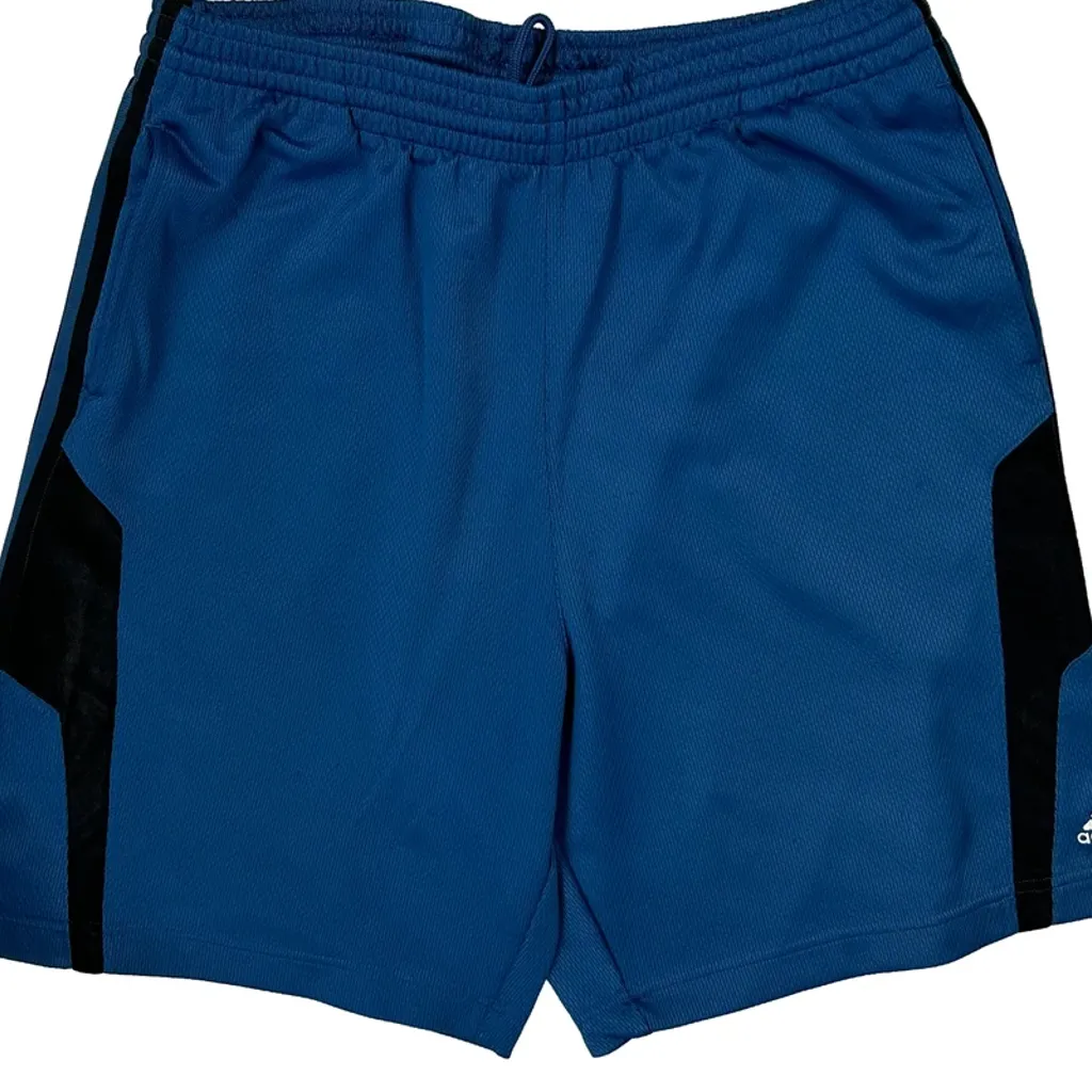 Adidas Sport Shorts - Large Blue Polyester - Image 4