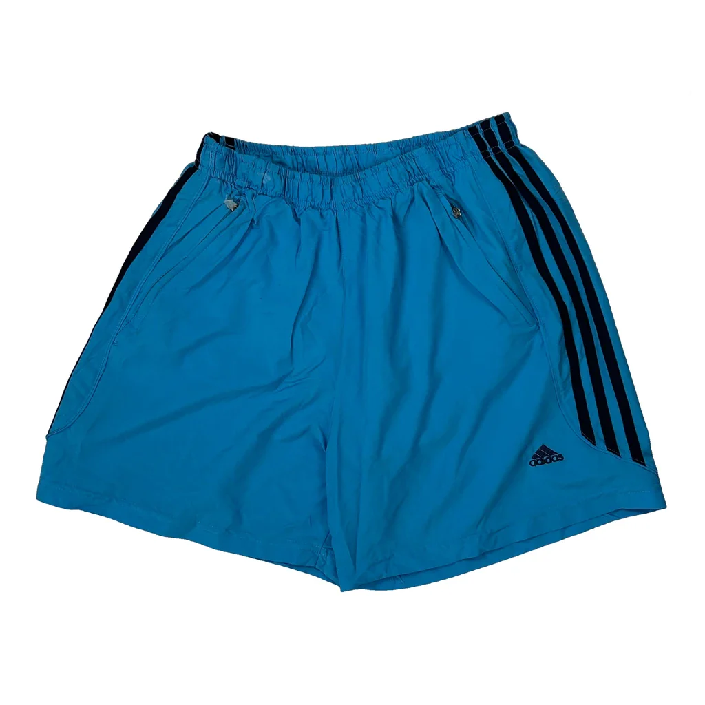 Adidas Sport Shorts - Medium Blue Polyester