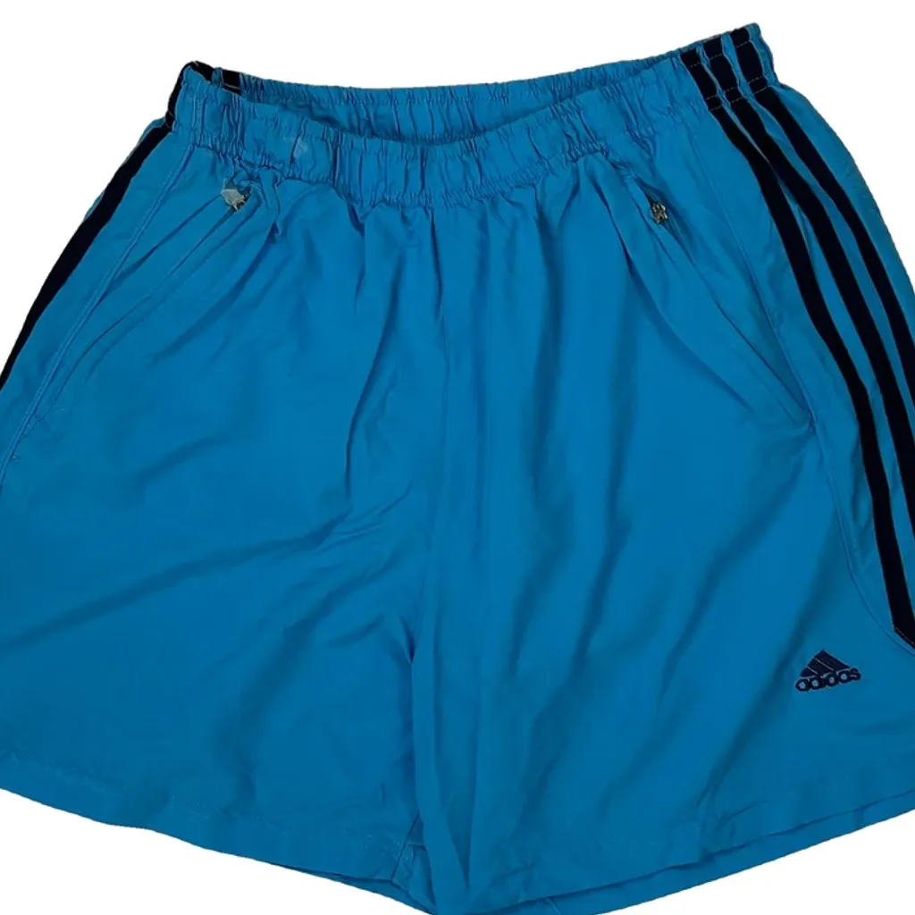 Adidas Sport Shorts - Medium Blue Polyester - Image 5