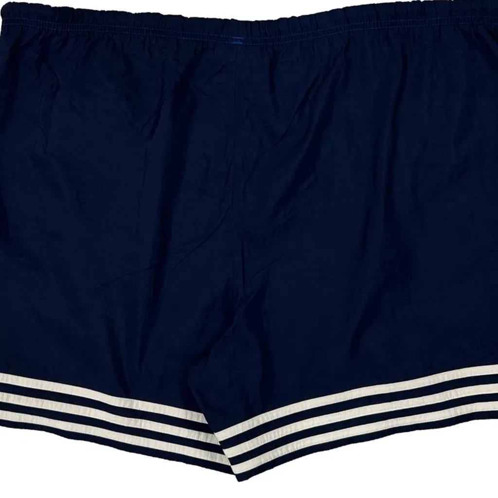Adidas Striped Sport Shorts - XL Blue Nylon - Image 6