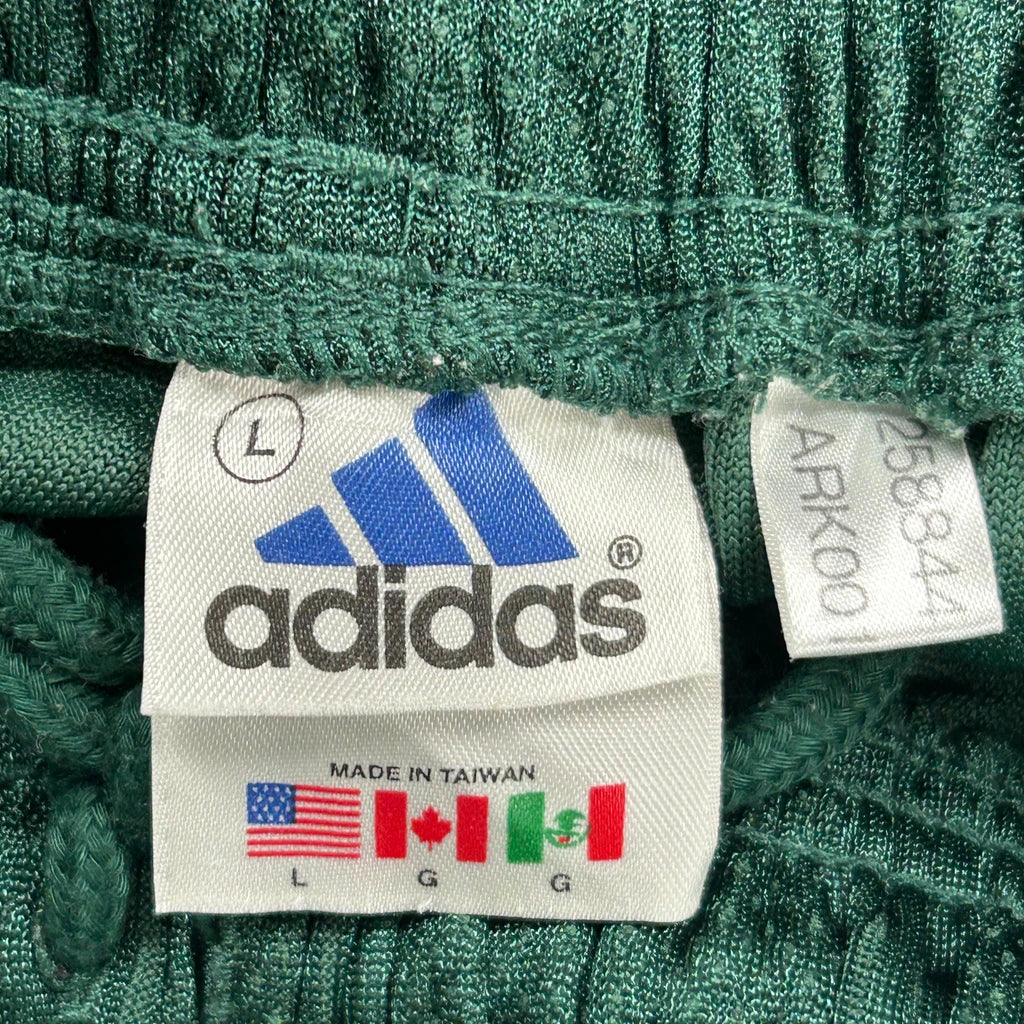 Adidas Sport Shorts - Large Green Polyester - Image 3
