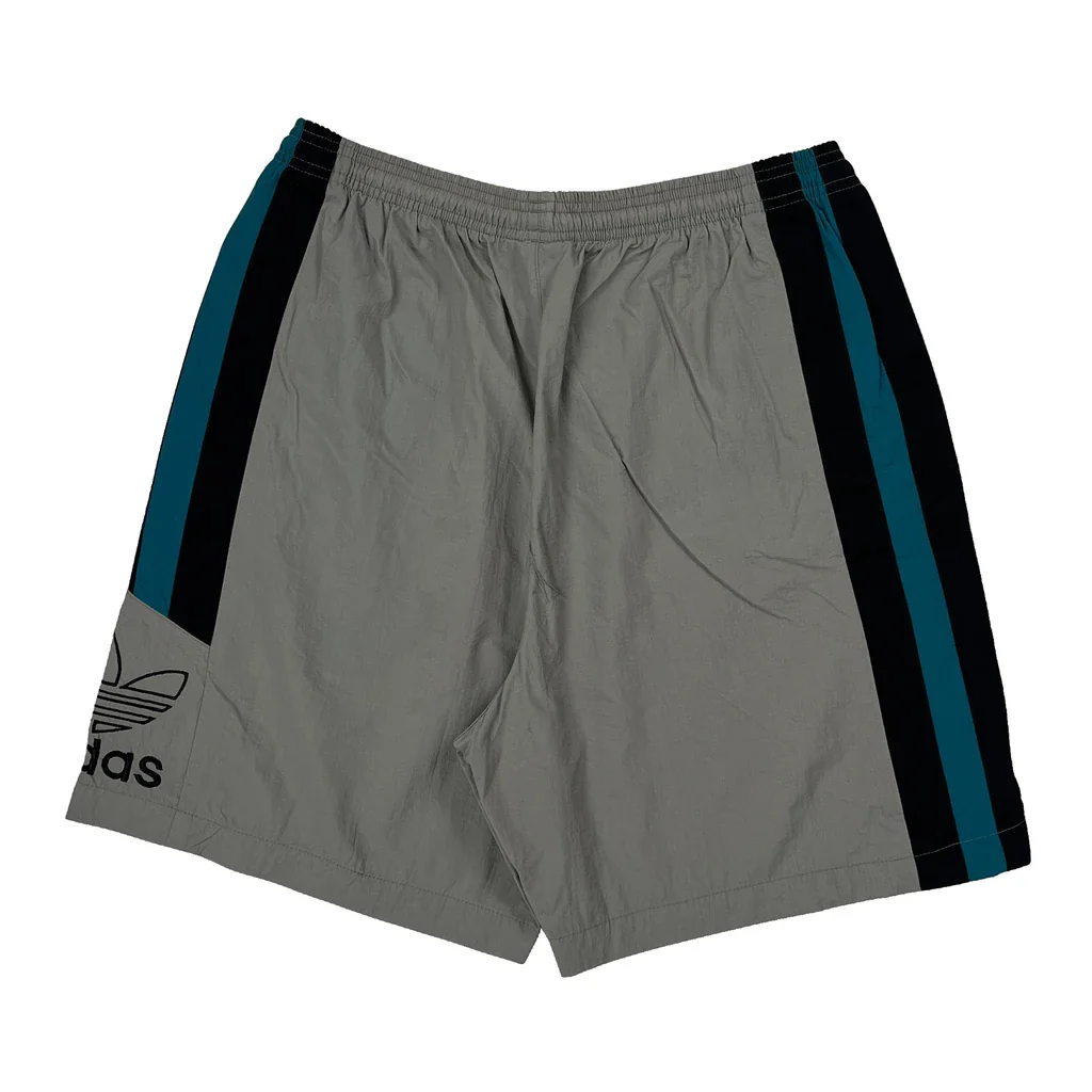 Adidas Sport Shorts - Medium Grey Polyester - Image 2