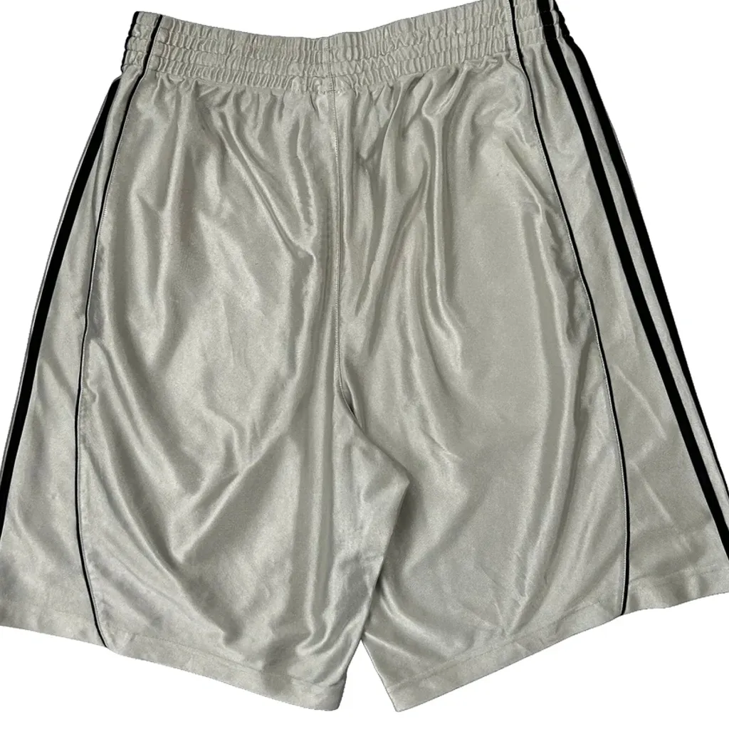 Adidas Sport Shorts - Large Silver Polyester - Image 6