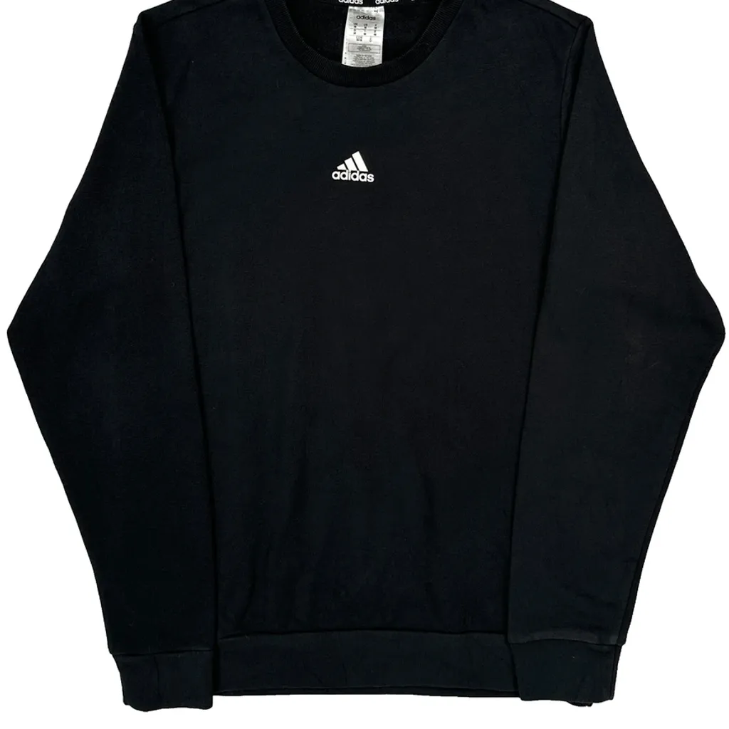 Adidas Sweatshirt - Medium Black Cotton - Image 5