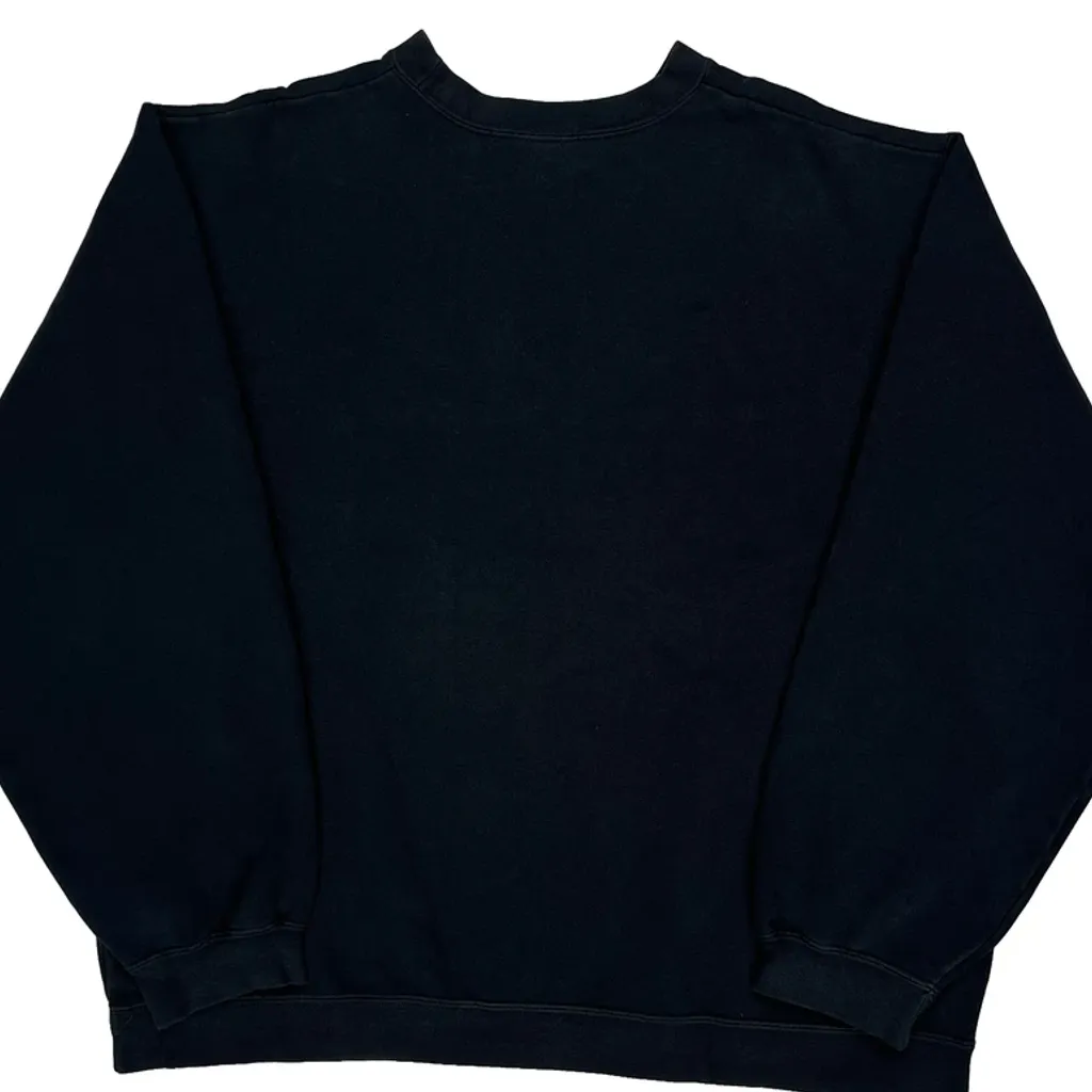 Adidas Spellout Sweatshirt - XL Black Cotton - Image 6